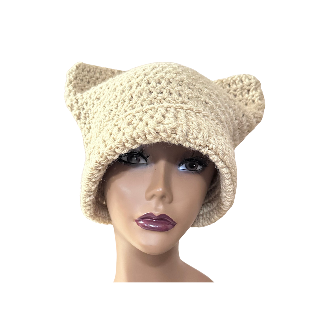 Cat Ear Hat Folded