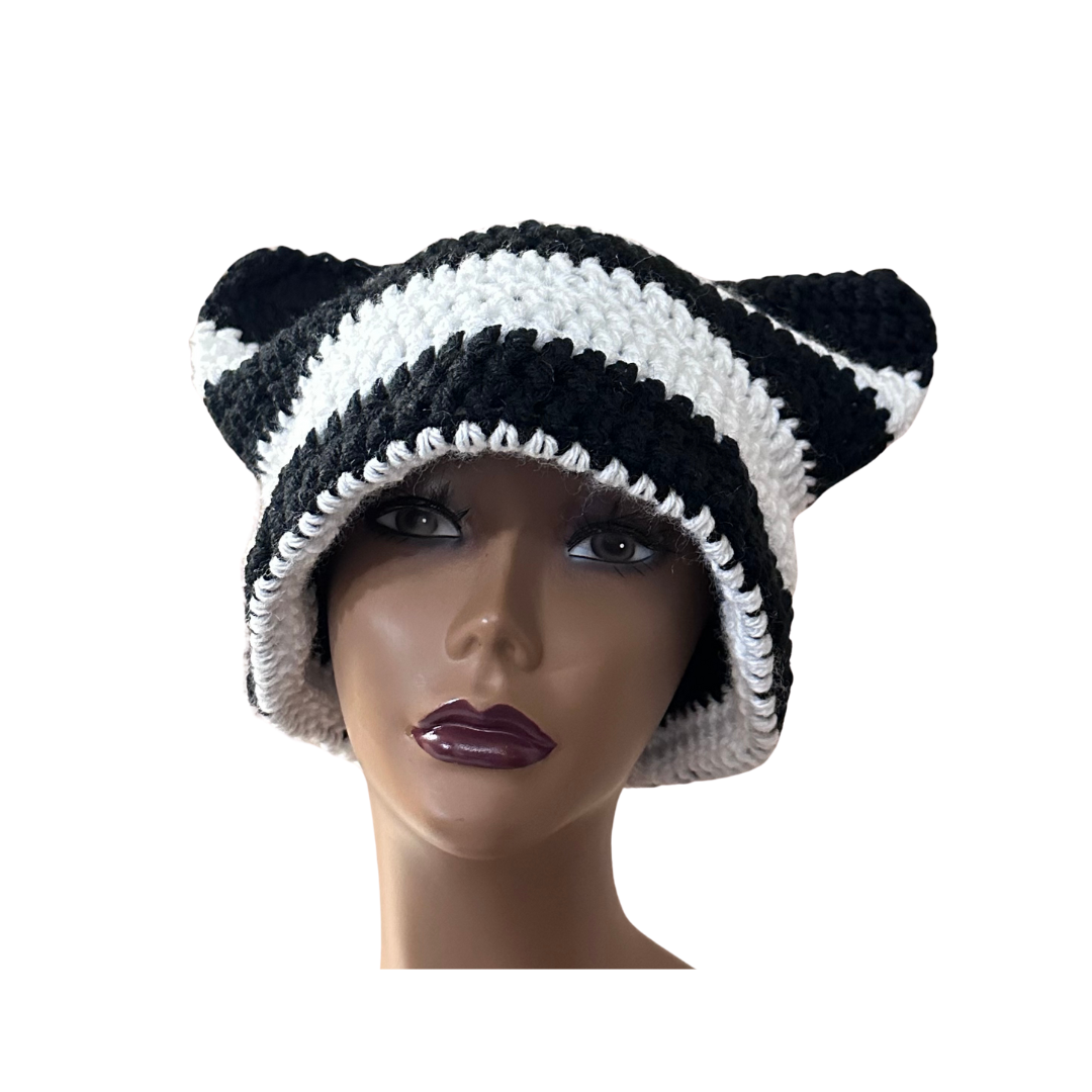 Cat Ear Hat Folded