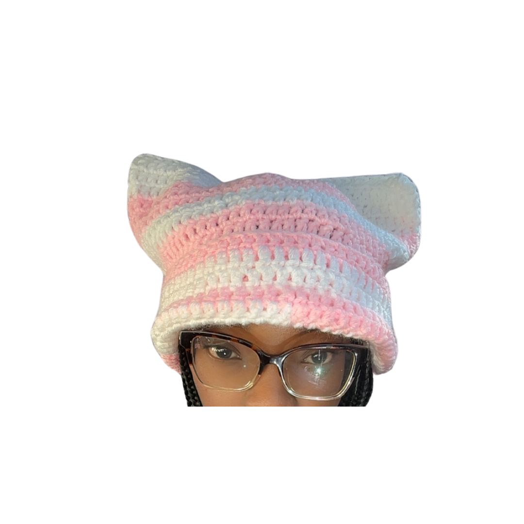 Cat Ear Hat Folded